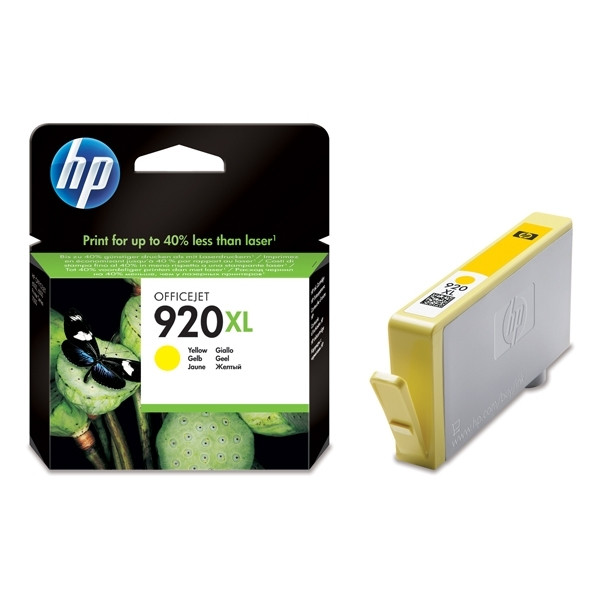 HP 920XL (CD974AE) inktcartridge geel hoge capaciteit (origineel) CD974AE 044022 - 1