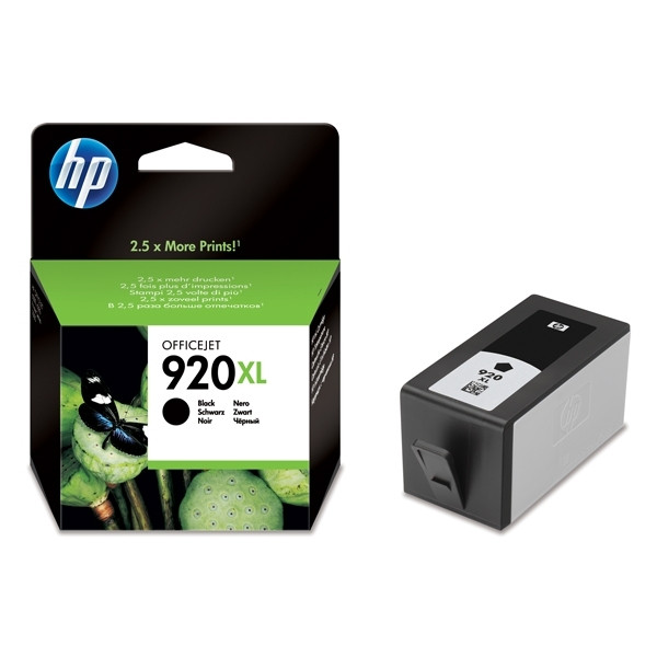 HP 920XL (CD975AE) inktcartridge zwart hoge capaciteit (origineel) CD975AE 044016 - 1