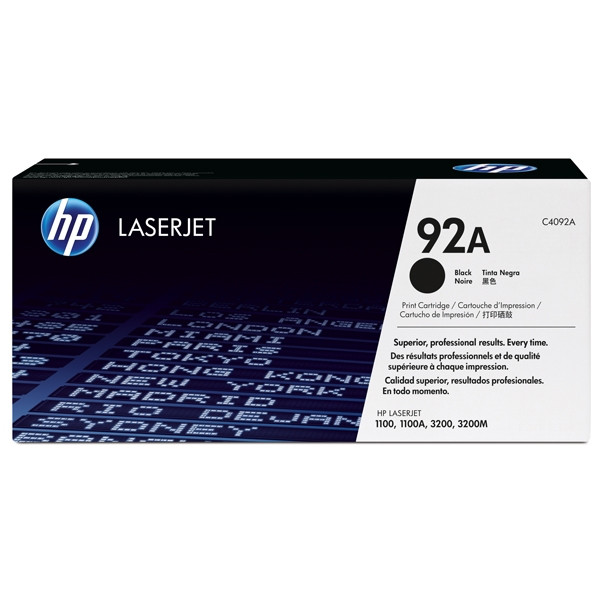 HP 92A (C4092A) toner zwart (origineel) C4092A 032102 - 1