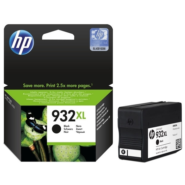 HP 932XL (CN053AE) inktcartridge zwart hoge capaciteit (origineel) CN053AE 044146 - 1