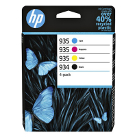 HP 934/935 (6ZC72AE) multipack zwart/cyaan/magenta/geel (origineel) 6ZC72AE 044714