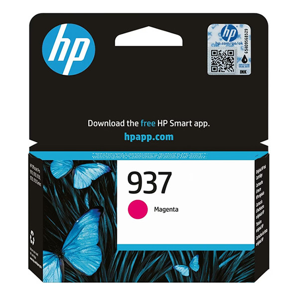 HP 937 (4S6W3NE) inktcartridge magenta (origineel) 4S6W3NE 093312 - 1