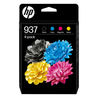 HP 937 (6C400NE) multipack zwart/cyaan/magenta/geel (origineel) 6C400NE 093316