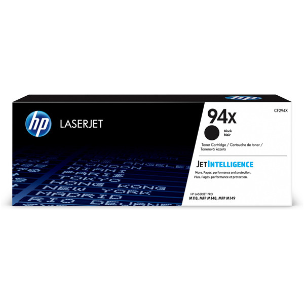 HP 94X (CF294X) toner zwart hoge capaciteit (origineel) CF294X 054290 - 1