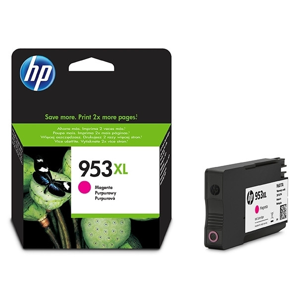 HP 953XL (F6U17AE) inktcartridge magenta hoge capaciteit (origineel) F6U17AE 044540 - 1