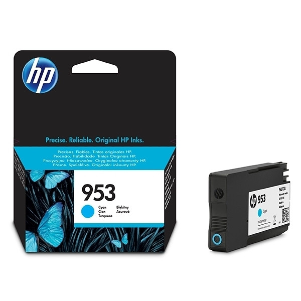 HP 953 (F6U12AE) inktcartridge cyaan (origineel) F6U12AE 044530 - 1