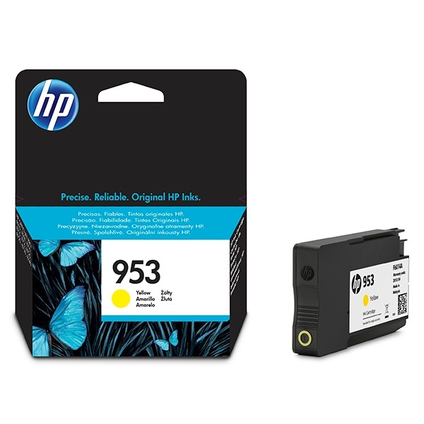 HP 953 (F6U14AE) inktcartridge geel (origineel) F6U14AE 044534 - 1