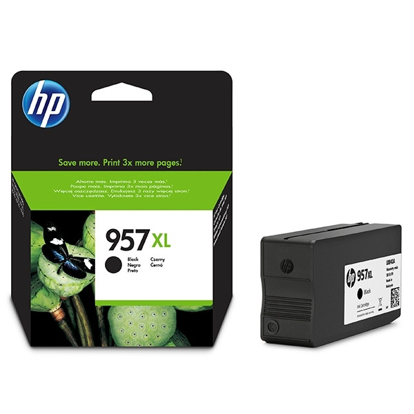 HP 957XL (L0R40AE) inktcartridge zwart extra hoge capaciteit (origineel) L0R40AE 044544 - 1