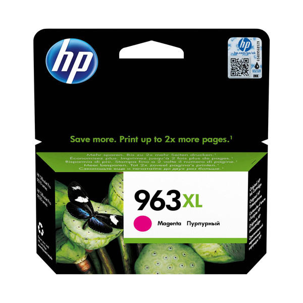 HP 963XL (3JA28AE) inktcartridge magenta hoge capaciteit (origineel) 3JA28AE 055386 - 1