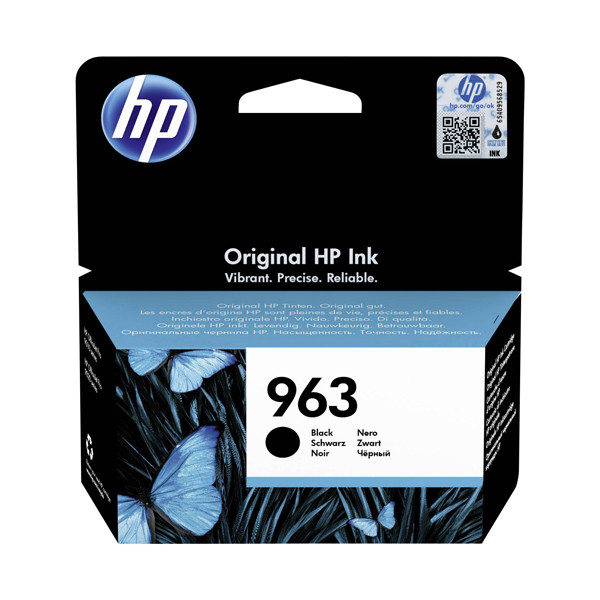 HP 963 (3JA26AE) inktcartridge zwart (origineel) 3JA26AE 055374 - 1