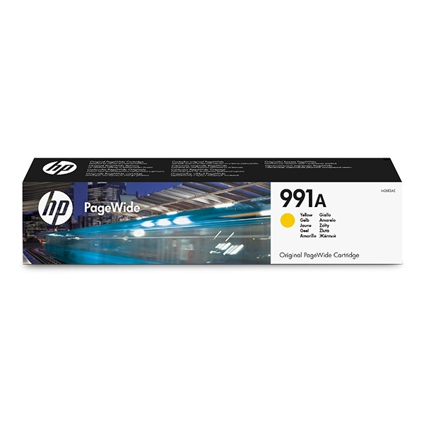 HP 991A (M0J82AE) inktcartridge geel (origineel) M0J82AE 030592 - 1