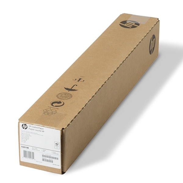 HP C6019B Coated paper roll 610 mm (24 inch) x 45,7 m (90 g/m²) C6019B 151024 - 1