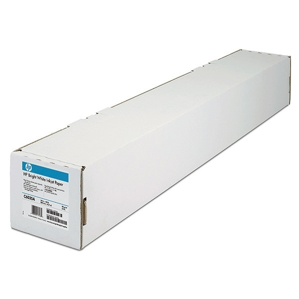 HP C6035A Bright White Inkjet Paper roll 610 mm (24 inch) x 45,7 m (90 g/m²) C6035A 151016 - 1