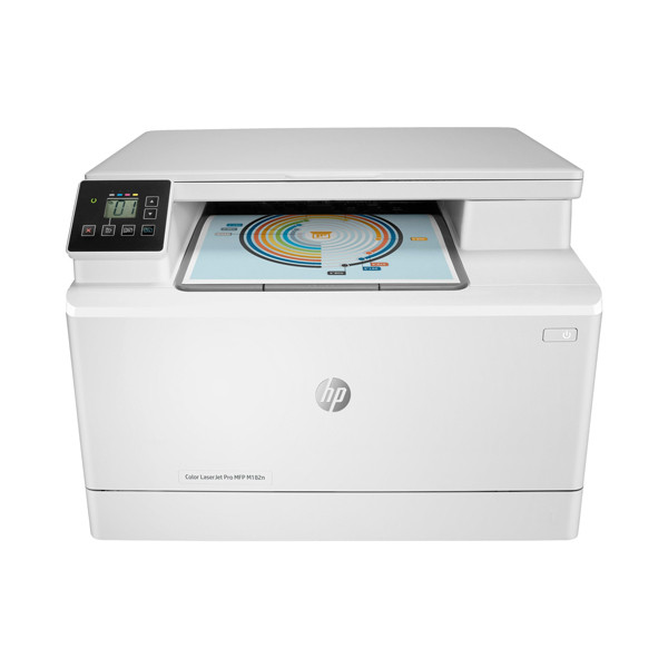 HP Color LaserJet Pro MFP M182n all-in-one A4 laserprinter kleur (3 in 1) 7KW54A 7KW54AB19 817060 - 1