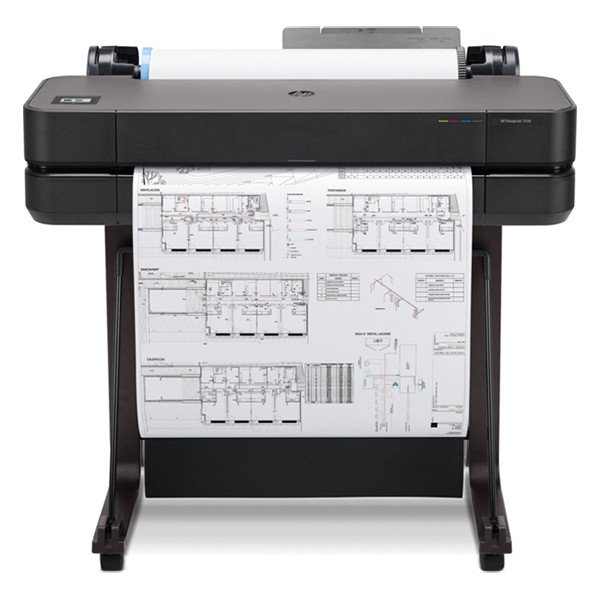 HP DesignJet T630 24-inch inkjetprinter met wifi 5HB09AB19 5HB09DB19 817109 - 1