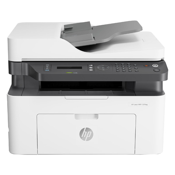 HP Laser MFP 137fnw all-in-one A4 laserprinter zwart-wit met wifi (4 in 1) 4ZB84AB19 817007 - 1