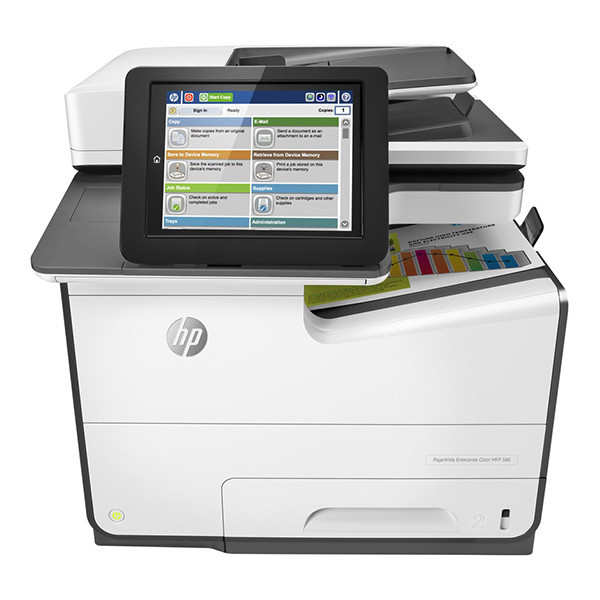 HP PageWide Enterprise Color MFP 586dn all-in-one A4 inkjetprinter (3 in 1) G1W39AB19 841198 - 1