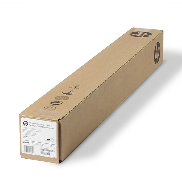 HP Q1444A Bright White Inkjet Paper roll 841 mm ( 33 inch) x 45,7 m (90 g/m²) Q1444A 151018 - 1