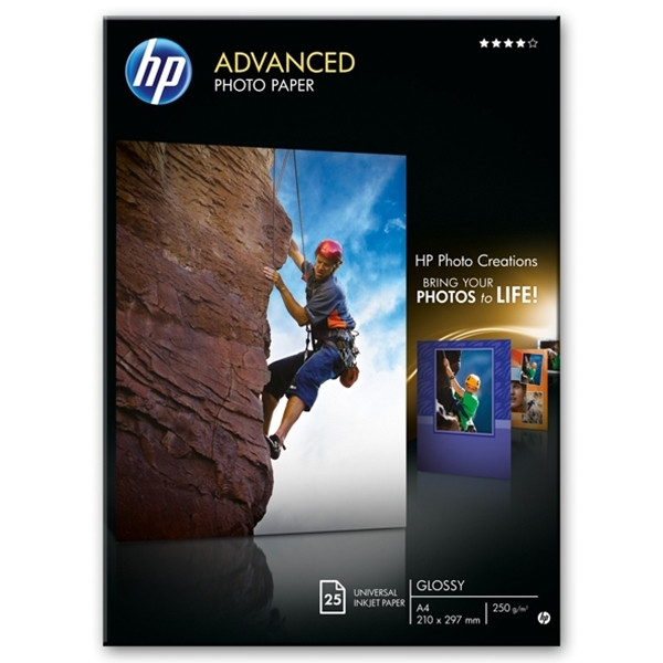HP Q5456A advanced photo paper 250 g/m² A4 (25 vellen) Q5456A 064810 - 1