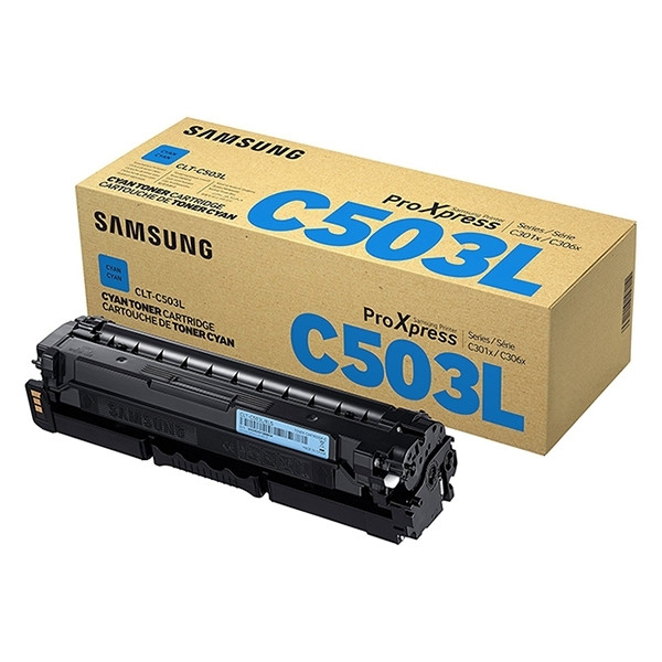 HP SU014A (CLT-C503L) toner cyaan (origineel) SU014A 092886 - 1