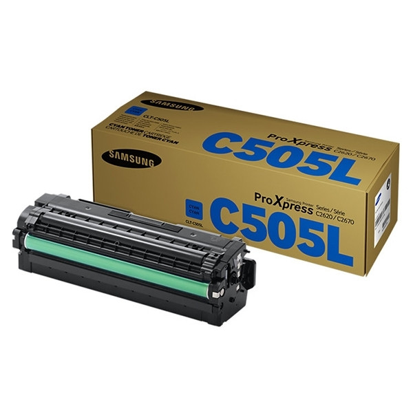 HP SU035A (CLT-C505L) toner cyaan (origineel) SU035A 092804 - 1