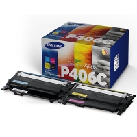 HP SU375A (CLT-P406C) multipack zwart + 3 kleuren (origineel) SU375A 092790