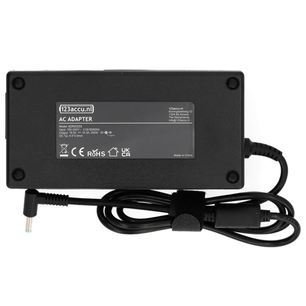 HP adapter (19,5V, 10,3A, 200W, 123accu huismerk) ADR00255 - 2