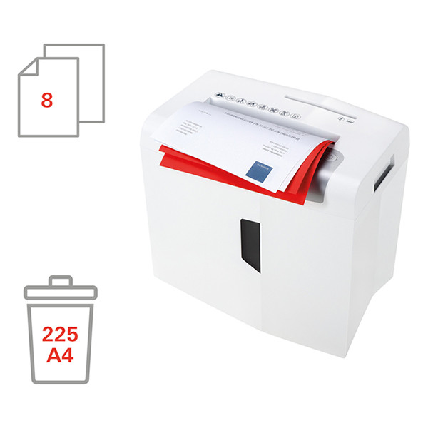 HSM Shredstar X8 papierversnipperaar kleine snippers 1044121 400952 - 4
