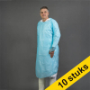 Aanbieding: 10x HY@PRO CPE-schort met mouw blauw (1 stuk – 100 x 125 cm) SHY00646 - 1
