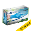 Aanbieding: 10x HY@PRO Latex handschoenen M poedervrij blauw (5,8 gram, 24 cm, 100 stuks) SHY00223 - 1