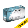 Aanbieding: 10x HY@PRO Medical Accelerator Free Nitril handschoenen L poedervrij blauw (3,5 gram, 24 cm, 100 stuks) SHY00025 - 1