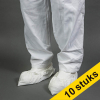 Aanbieding: 10x HY@PRO Non-woven/CPE antislip schoenovertrek wit/wit (50 stuks) SHY00560 - 1