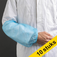 Aanbieding: 10x HY@PRO Non-woven mouwovertrek machinemade 5,5g (19 x 43 cm, 100 stuks)