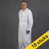 Aanbieding: 10x HY@PRO PE-schort effen wit (100 stuks – 69 x 122 cm – 20µ) SHY00638 - 1