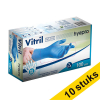 Aanbieding: 10x HY@PRO Vitril handschoenen XL poedervrij blauw (5,4 gram, 24 cm, 100 stuks) SHY00267 - 1