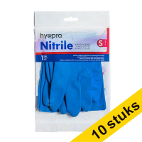 Aanbieding: 10x HY@PRO nitril huishoudhandschoenen S (1 paar, 65 gram)