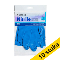 Aanbieding: 10x HY@PRO nitril huishoudhandschoenen XL (1 paar, 65 gram)