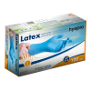 HY@PRO Latex handschoenen L gepoederd blauw (5,4 gram, 24 cm, 100 stuks)