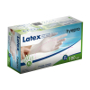 HY@PRO Latex handschoenen M gepoederd wit (5 gram, 24 cm, 100 stuks)