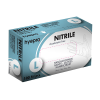 HY@PRO Medical Accelerator Free Nitril handschoenen L poedervrij blauw (3,5 gram, 24 cm, 100 stuks)  SHY00024