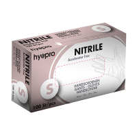HY@PRO Medical Accelerator Free Nitril handschoenen S poedervrij blauw (3,5 gram, 24 cm, 100 stuks)  SHY00020