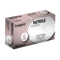 HY@PRO Medical Nitril handschoenen S poedervrij blauw (6,2 gram, 30 cm, 100 stuks)  SHY00010