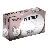HY@PRO Nitril handschoenen S poedervrij blauw (3,5 gram, 24 cm, 150 stuks)  SHY00002