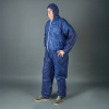 HY@PRO Non-woven antistatische coverall met rits en capuchon XXL blauw (1 stuk)