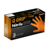 HY@PRO Q Grip Tyre Nitril handschoenen XXL poedervrij oranje (24 cm, 50 stuks) SHY00152 - 1