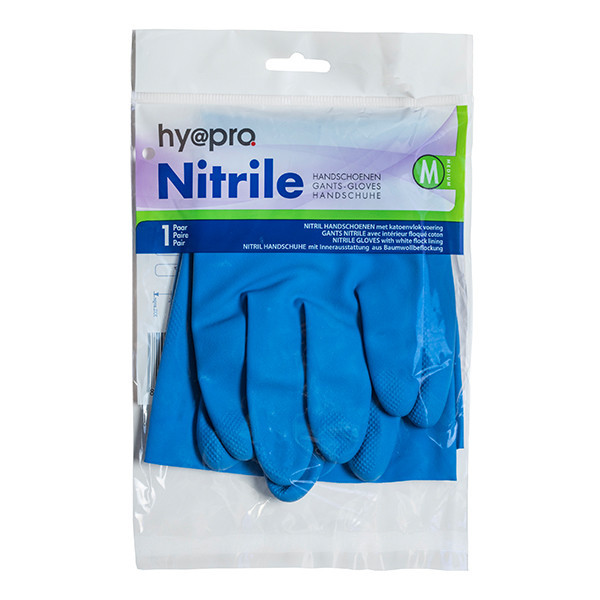 HY@PRO nitril huishoudhandschoenen M (1 paar, 65 gram) SHY00286 HY@PRO nitril huishoudhandschoenen M (1 paar, 65 gram) SHY00286 - 1