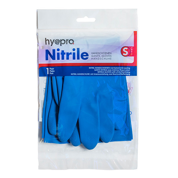 HY@PRO nitril huishoudhandschoenen S (1 paar, 65 gram) SHY00284 HY@PRO nitril huishoudhandschoenen S (1 paar, 65 gram) SHY00284 - 1