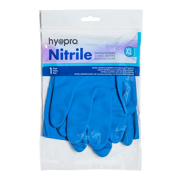 HY@PRO nitril huishoudhandschoenen XL (1 paar, 65 gram) SHY00290 HY@PRO nitril huishoudhandschoenen XL (1 paar, 65 gram) SHY00290 - 1
