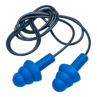 HY@PRO oordopjes foam detecteerbaar met koord blauw (200 paar) SHY00511 HY@PRO oordopjes foam detecteerbaar met koord blauw (200 paar) SHY00511