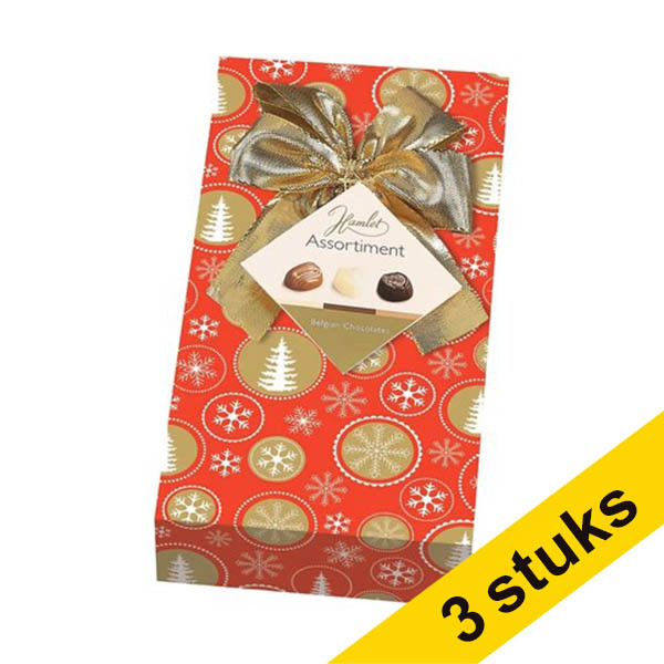Aanbieding: 3x Hamlet pralines met luxestrik (250 gram) 200350 - 2